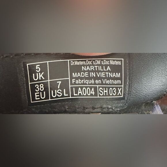 Dr Martens NARTILLA GLADIATOR SANDALS BLACK LADIES 7 - Picture 7 of 7